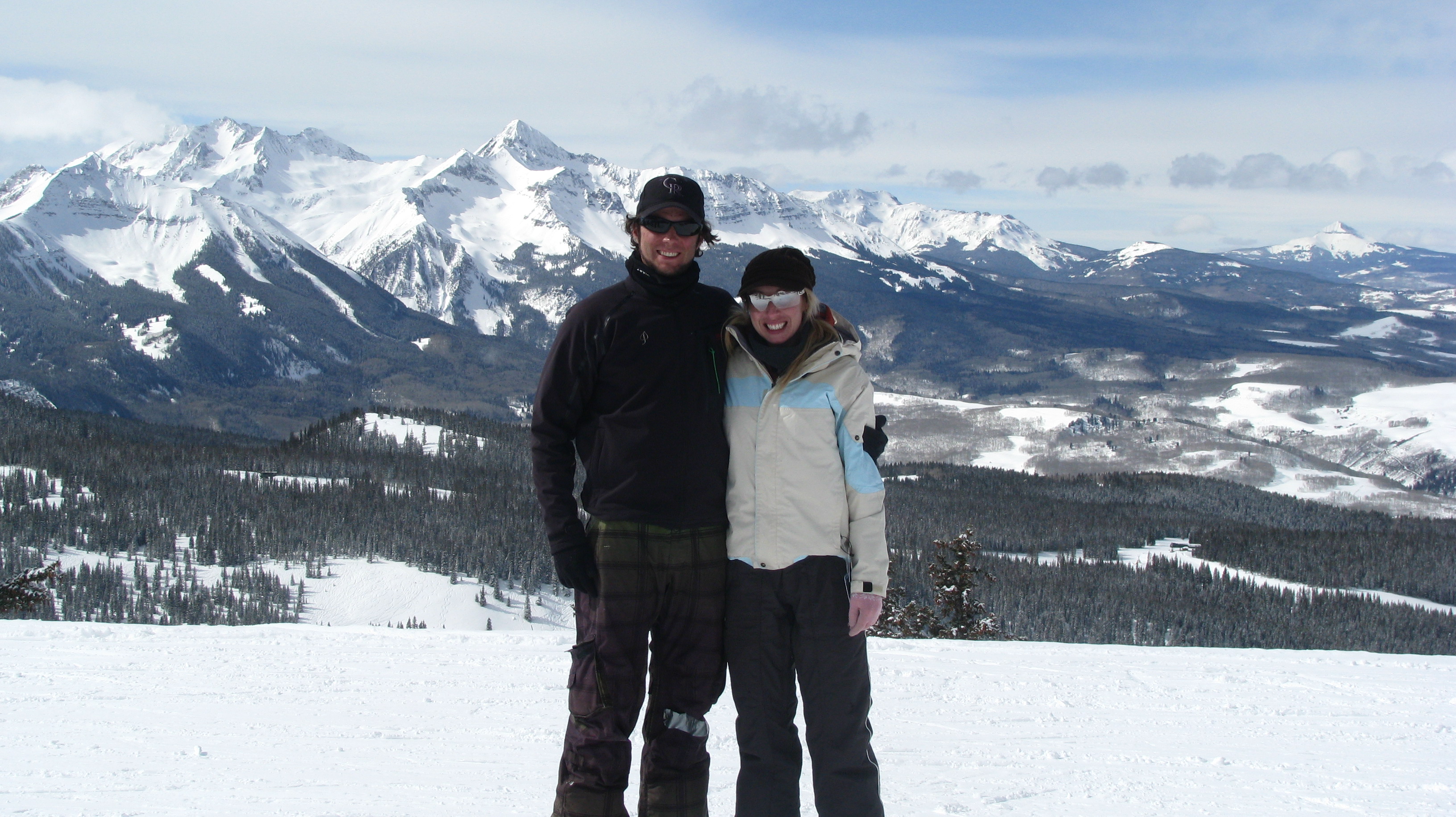 Vanessa and I on top of Telluride Vanessa and I on top of Telluride